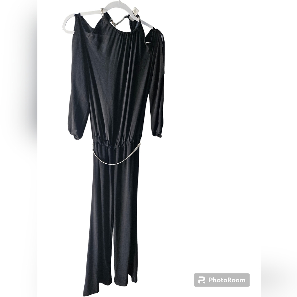 Cache Black Long Sleeves, Open Back XS